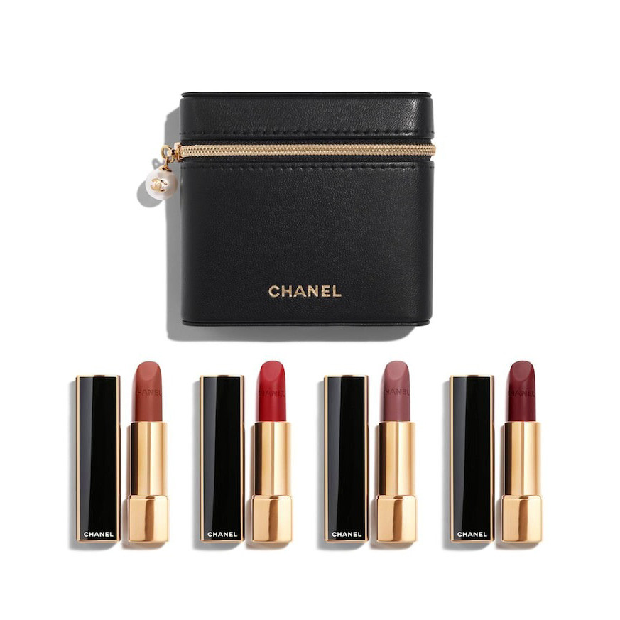CHANEL Rouge Allure Velvet Les Perles Set of 4 Luminous Matte Lip