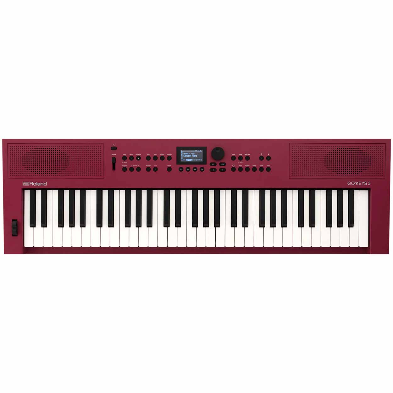 Roland GO:KEYS 3 Music Creation Keyboard - Dark Red - The Music Den