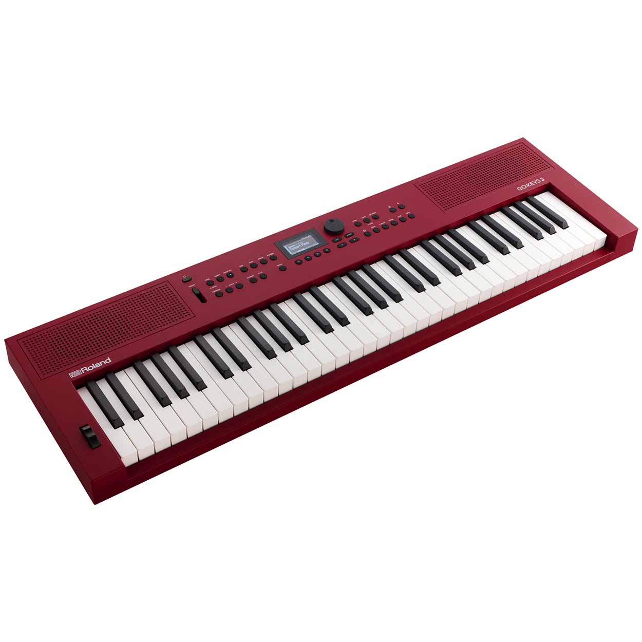 Roland GO:KEYS 3 Music Creation Keyboard - Dark Red - The Music Den