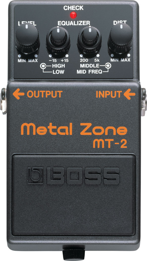 Boss MT-2 Metal Zone Distortion Pedal - The Music Den