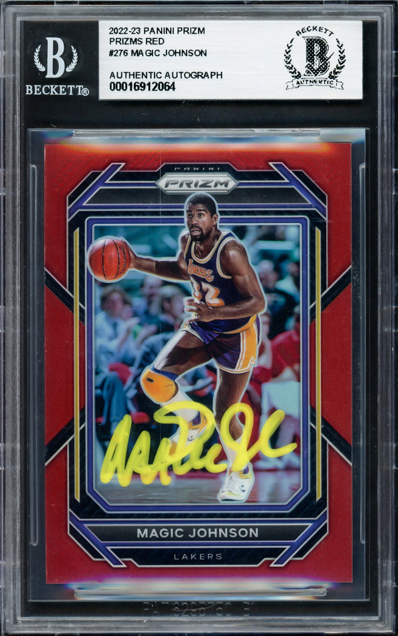 スポーツ選手 Panini Magic Johnson auto /35 スポーツ選手 Panini