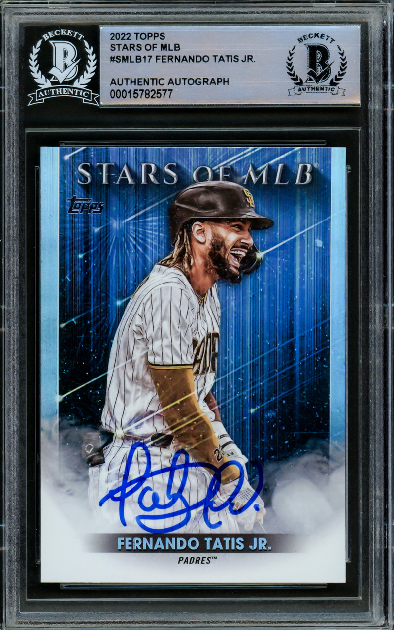 Fernando Tatis Jr. Autographed 2022 Topps Stars of MLB Card #SMLB