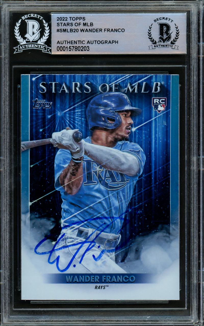 Wander Franco Autographed 2022 Topps Stars of MLB Rookie Card