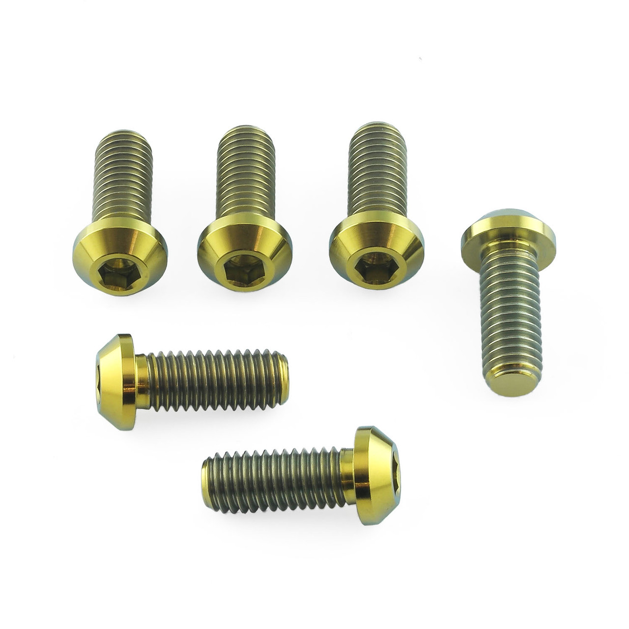 Titanium Disc Bolt To Fit Ducati/Aprilia M8x20mm Pack x6 | Pro-Bolt