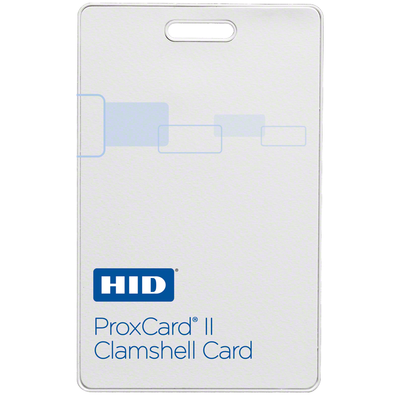 HID 1326 Clamshell Prox Card - 26 Bit H10301 - ProxCards