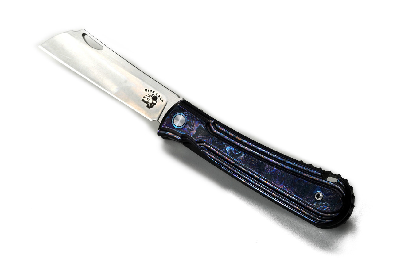 Rick Lala Collab Caipira, Front Flipper Folding Knife, Jade G10