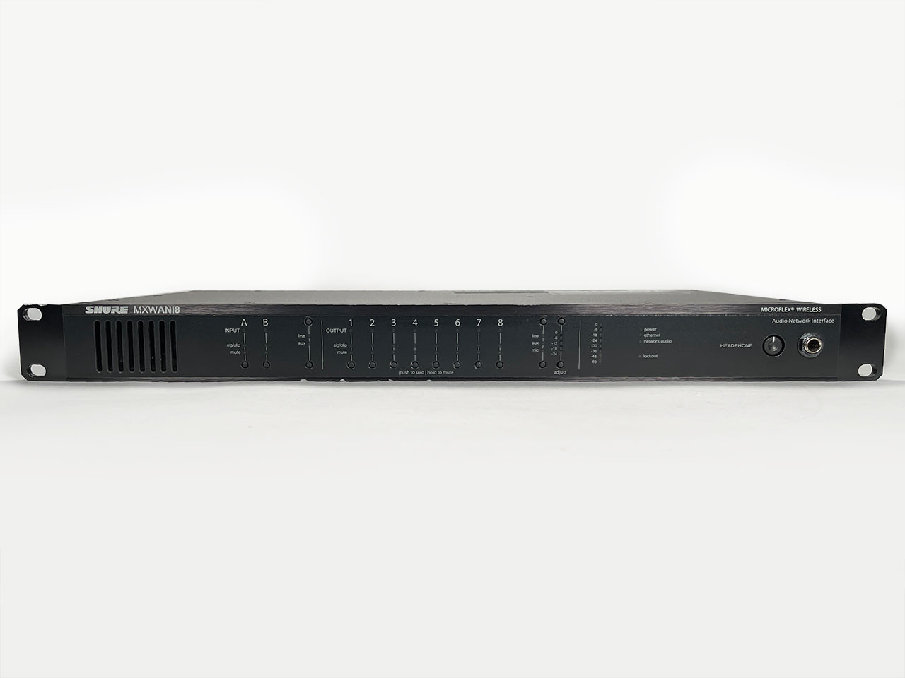 Shure MXWANI8 8-Channel Audio Network Interface - Monkey Wrench