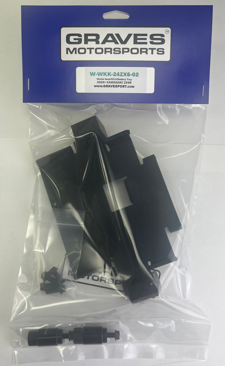 Kawasaki ZX-6R Seat + Battery + Ecu Mounting Tray (2024 +)