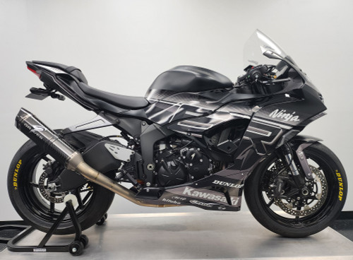 Graves Kawasaki ZX-6R OEM Bodywork Graphics Set - Grayscale