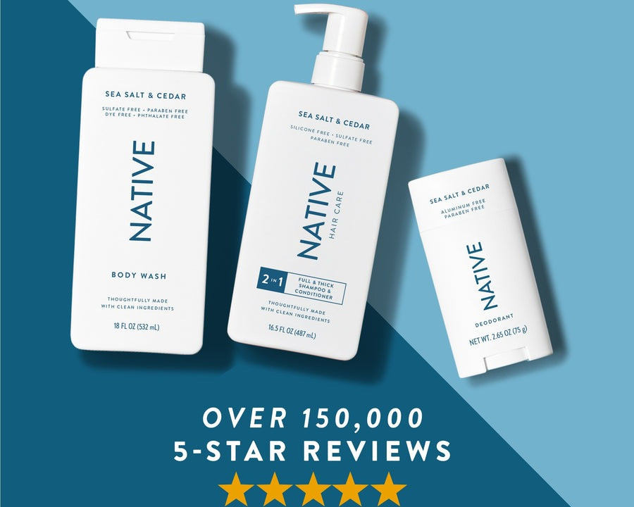 Native Sea Salt & Cedar Deodorant Stick 2.65 oz - Gen C Beauty