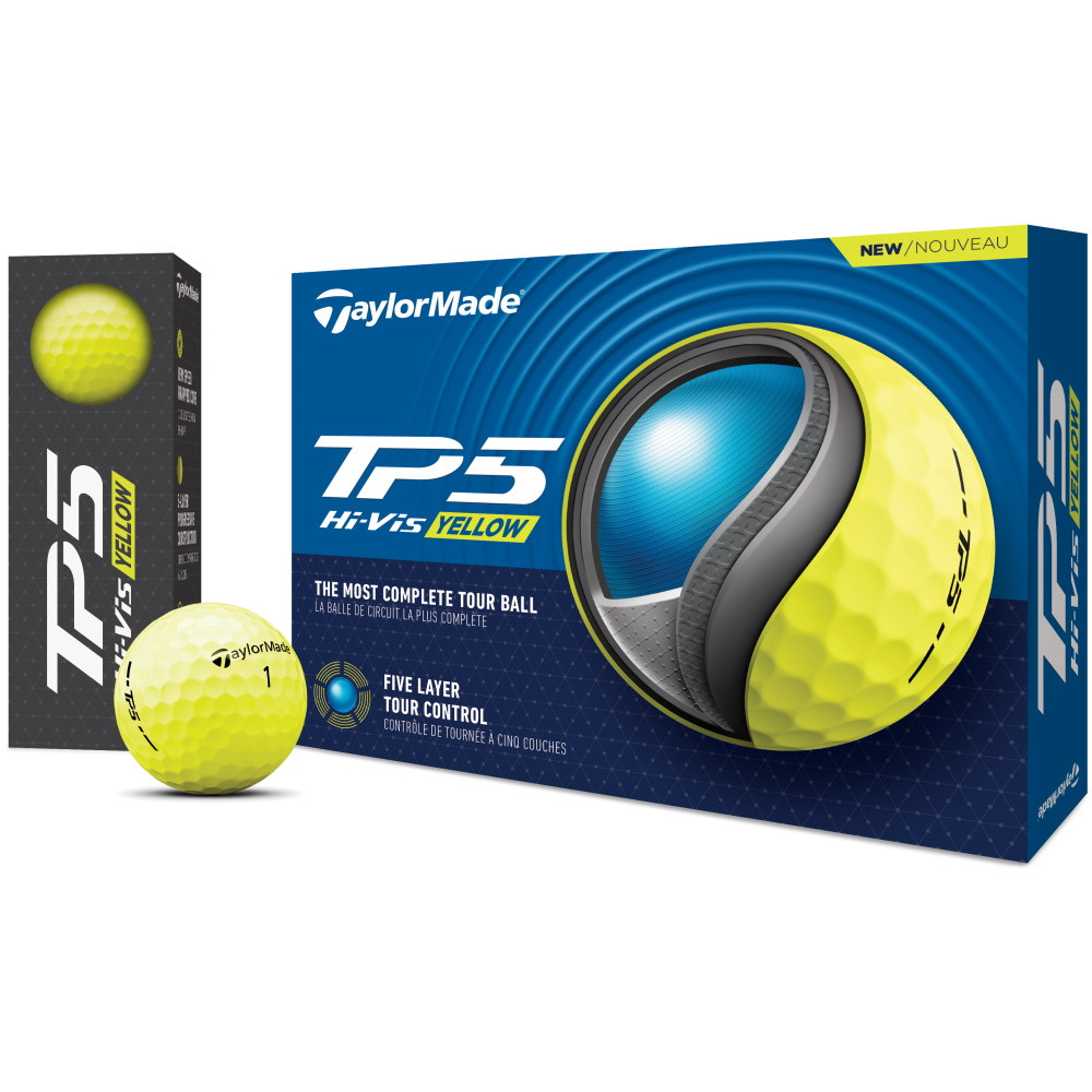 Taylormade TP5 Yellow Golf Balls