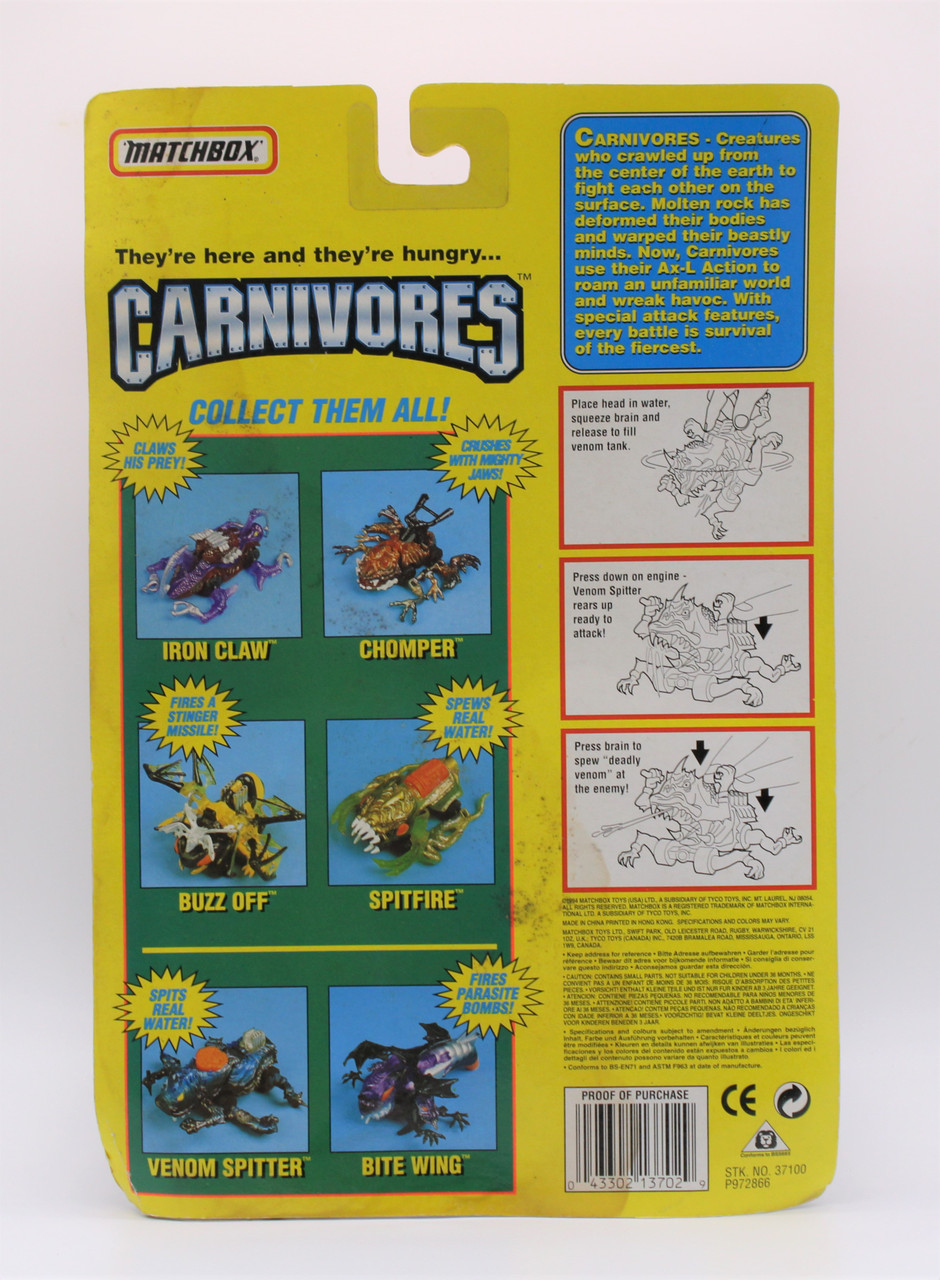 Matchbox Carnivores Venom Spitter
