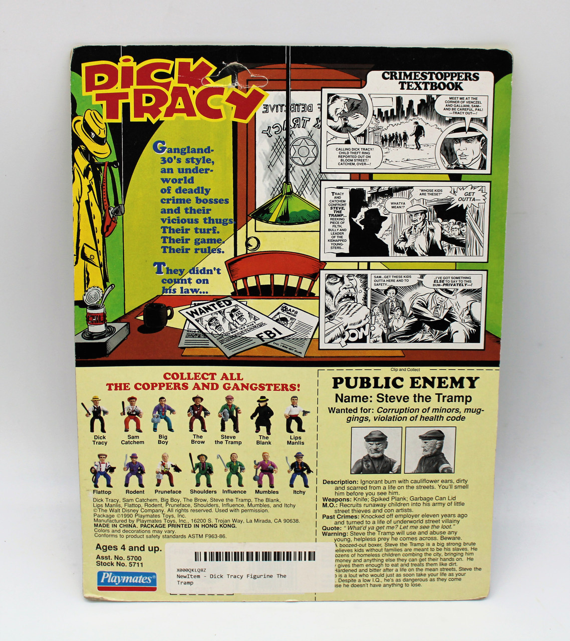 Playmates Dick Tracy The Tramp action figure