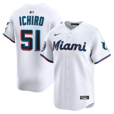 Men's Nike Ichiro Suzuki Miami Marlins Baseball Hall of Fame 2025
