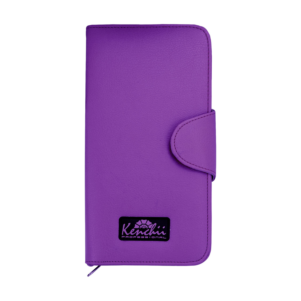 Faux Leather 5-scissor Zipper Case - Kenchii Grooming