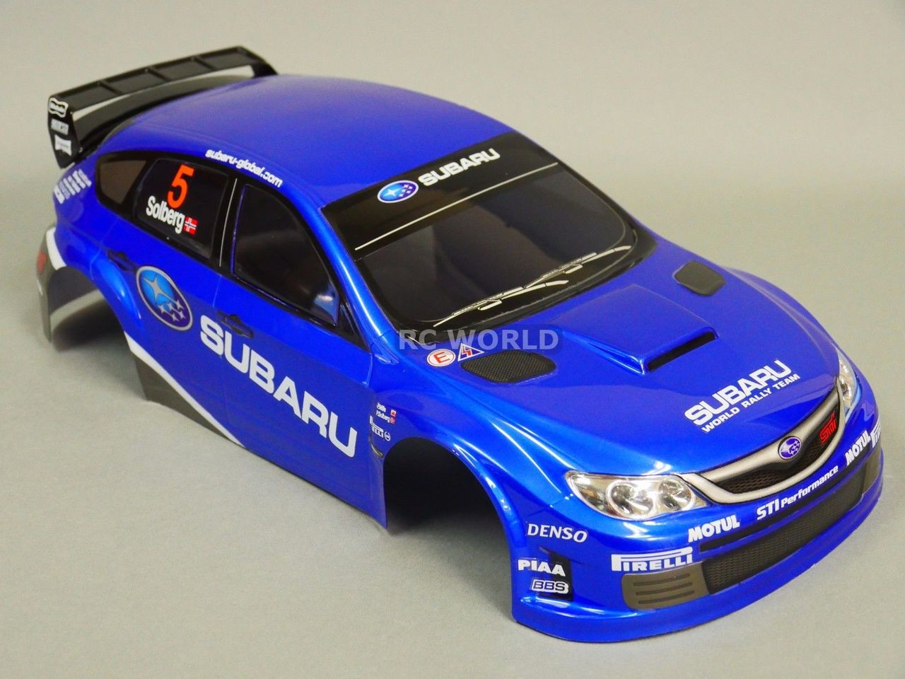 1/10 RC Car BODY Shell SUBARU STI Rally Solberg 190mm *FINISHED