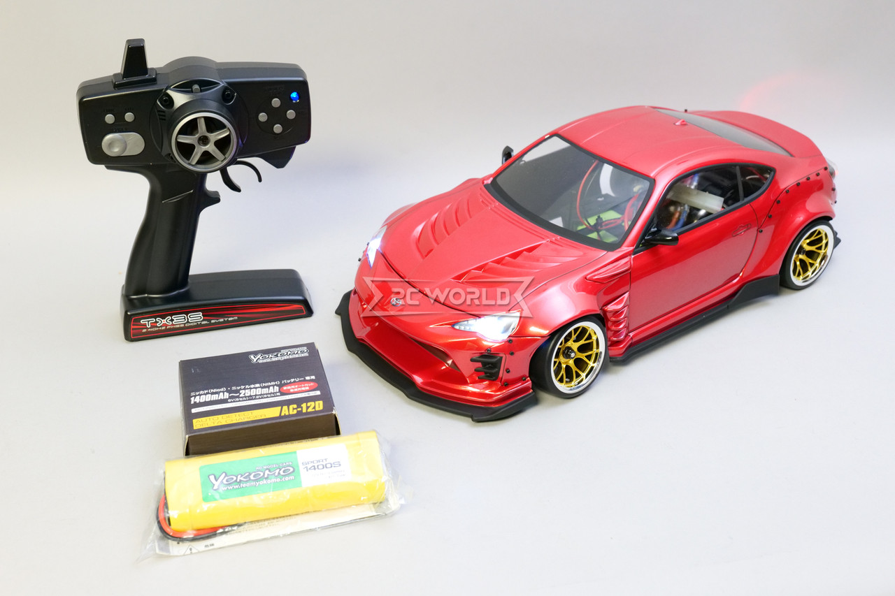 Yokomo 1/10 RC Toyota BRZ RWD Wide Body Drift W/ L.E.D Lights - RTR