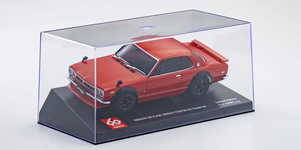 Kyosho RC 1/28 Mini Z Body NISSAN SKYLINE 2000 GTR Tuned 60TH -RED