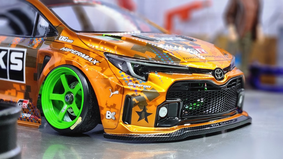 Reve D 1/10 RC Car BODY TOYOTA COROLLA GR Cusco Body -CLEAR- #DB-GRCC