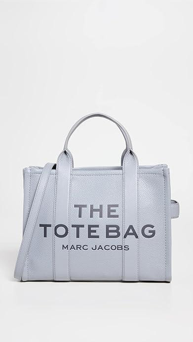 Marc Jacobs The Leather Medium Tote Bag - Wolf Grey H004L01PF21