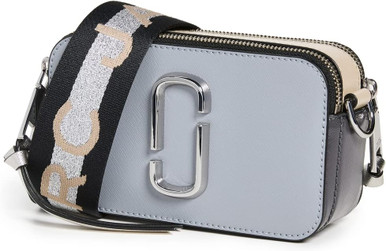 Marc Jacobs The Snapshot Crossbody Bag - Wolf Grey Multi M0014146