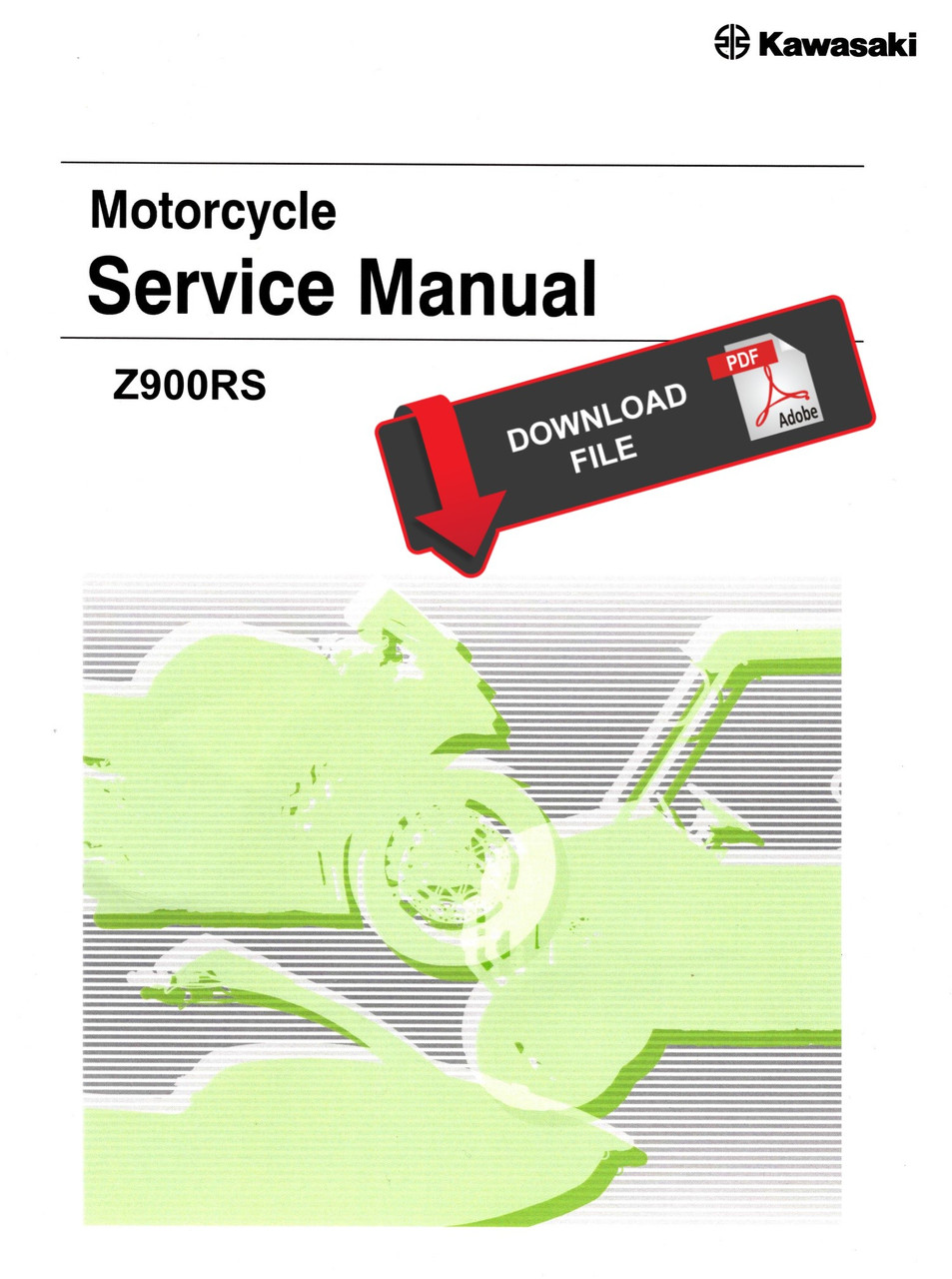 Service Manual Kawasaki 2023 Z900RS ABS Repair