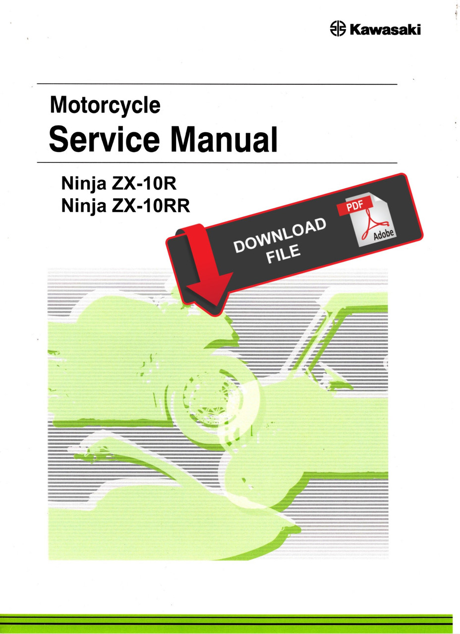 Service Manual Kawasaki 2023 Ninja ZX-10R KRT ABS Repair