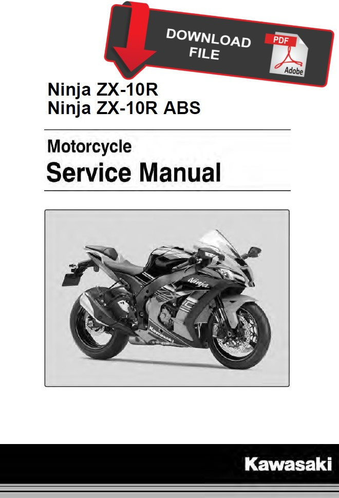Service Manual Kawasaki 2017 Ninja ZX-10R ABS Repair