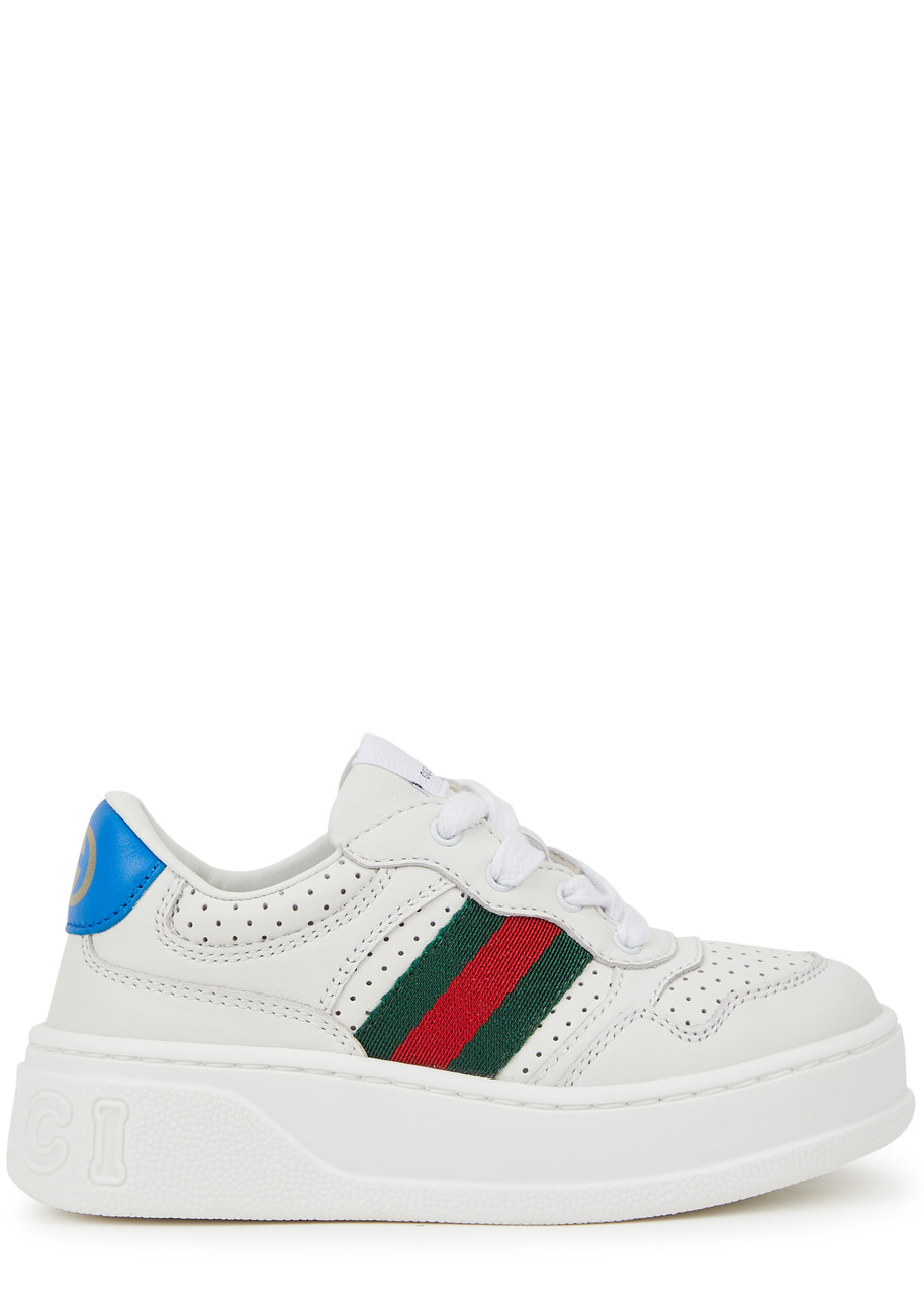 GUCCI KIDS Leather sneakers | Harvey Nichols