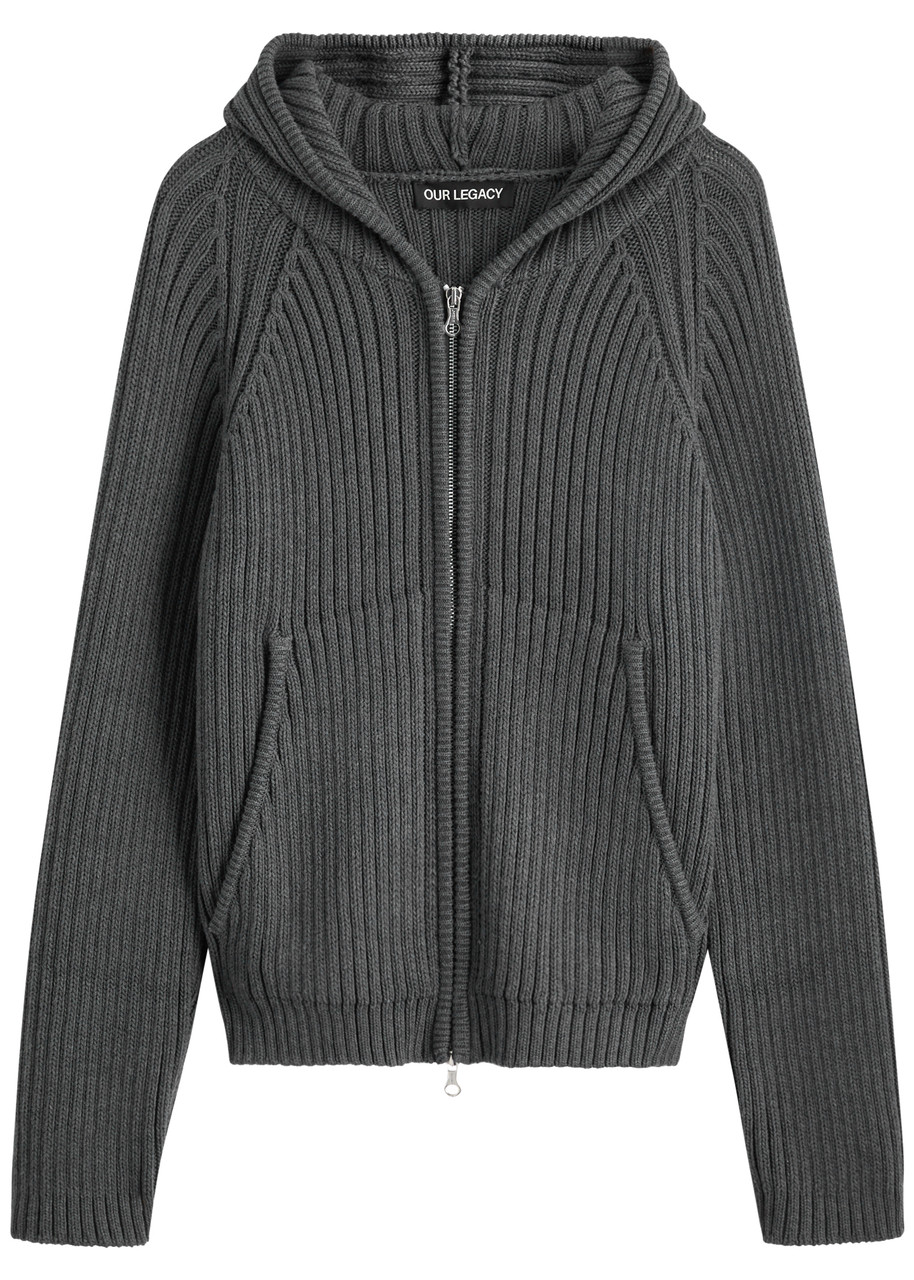 OUR LEGACY Level hooded cotton-knit jumper | Harvey Nichols
