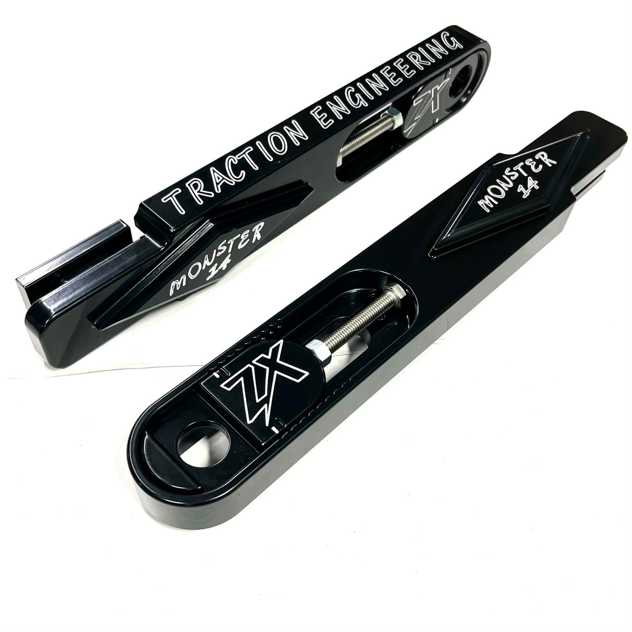 MONSTER BLACK ZX SWINGARM EXTENSIONS 9-14