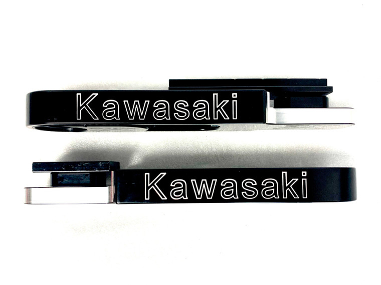 SWINGARM EXTENSIONS BRAKE LINE CHAIN BLACK CONTRAST 2002 KAWASAKI