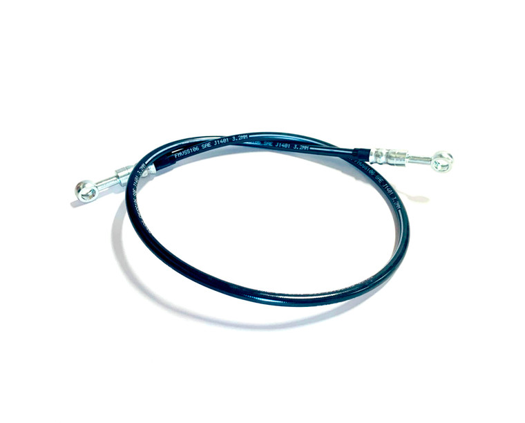 BLACK CONTRAST SWINGARM EXTENSIONS, BRAKE LINE, CHAIN 2005