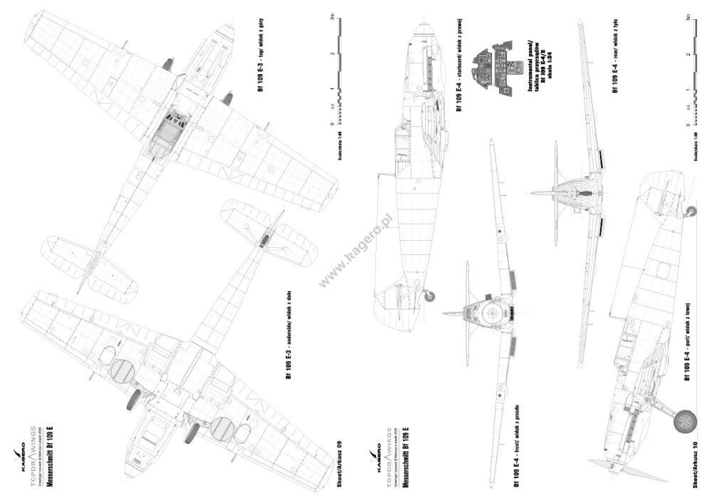 Kagero Messerschmitt Bf 109 E E-1/E-3/E-4/E-7 Models Book