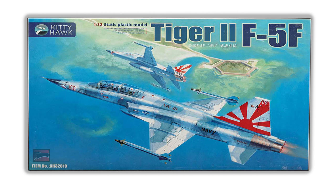 1/32 Kitty Hawk F-5F Tiger II Plastic Model Kit - Squadron.com