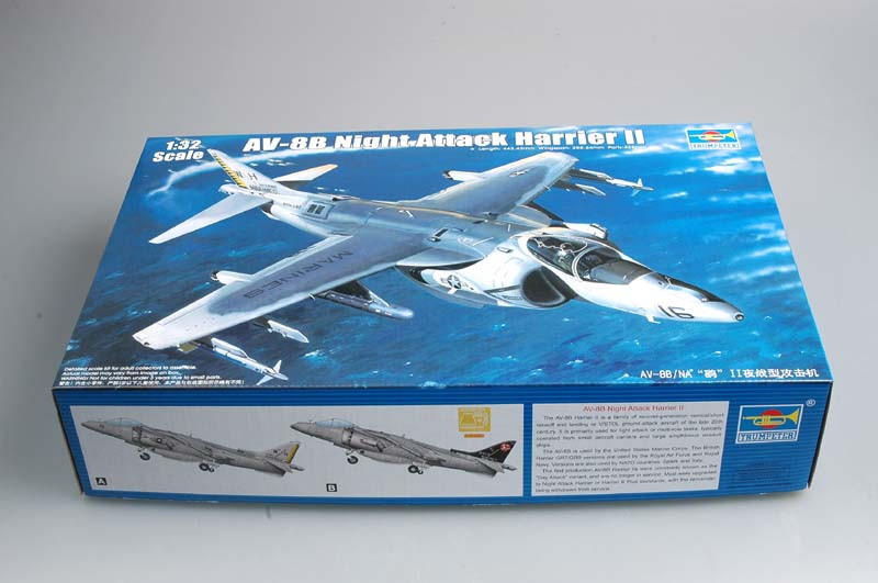 1/32 Trumpeter AV8B Harrier II Night Attack Aircraft - Squadron.com