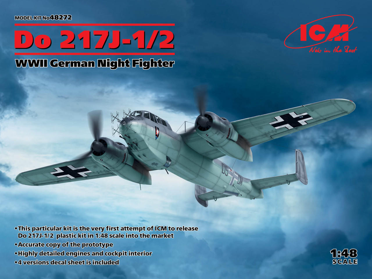1/48 ICM Do 217J-1/2, WWII German Night Fighter - Squadron.com