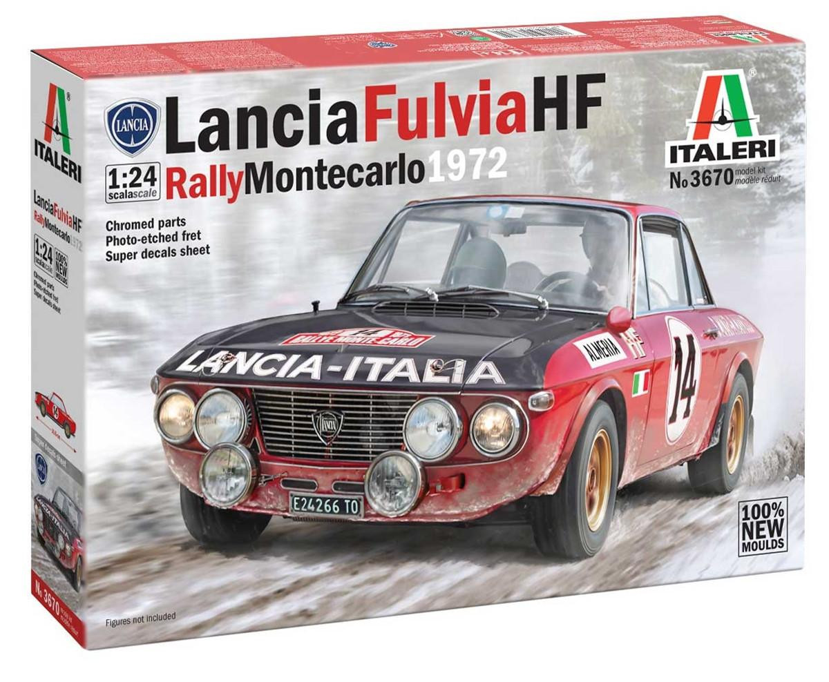 1/24 Italeri Lancia Fulvia HF Rally Monte Carlo 1972 Plastic Model