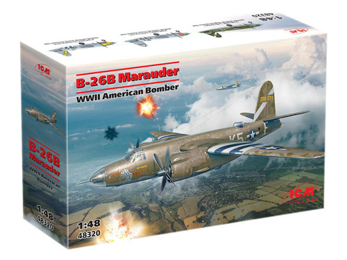 1/48 ICM B-26G Marauder WWII American / France Bomber - Squadron.com