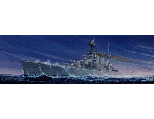 1/350 Trumpeter HMS Hood British Battleship - Squadron.com