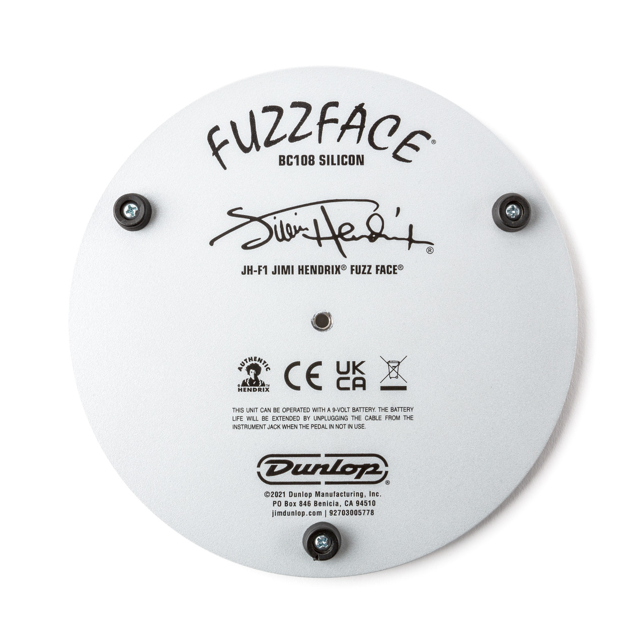 ギター FUZZ FACE Dunlop JHF1 Jimi Hendrix Fuzz Face Pedal | Sweetwater