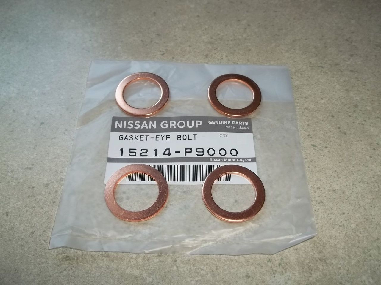 Set Of 4 Oil Cooler Hose Banjo Fitting Sealing Washers Datsun