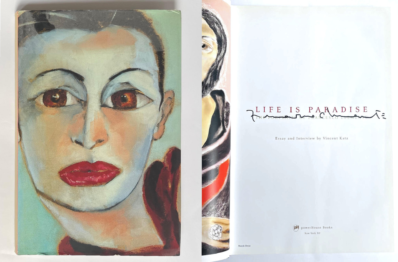 Francesco Clemente, Life is Paradise (Hand signed by Francesco