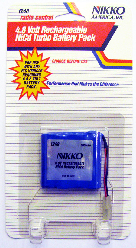 Nikko 4.8v 600mAh battery pack