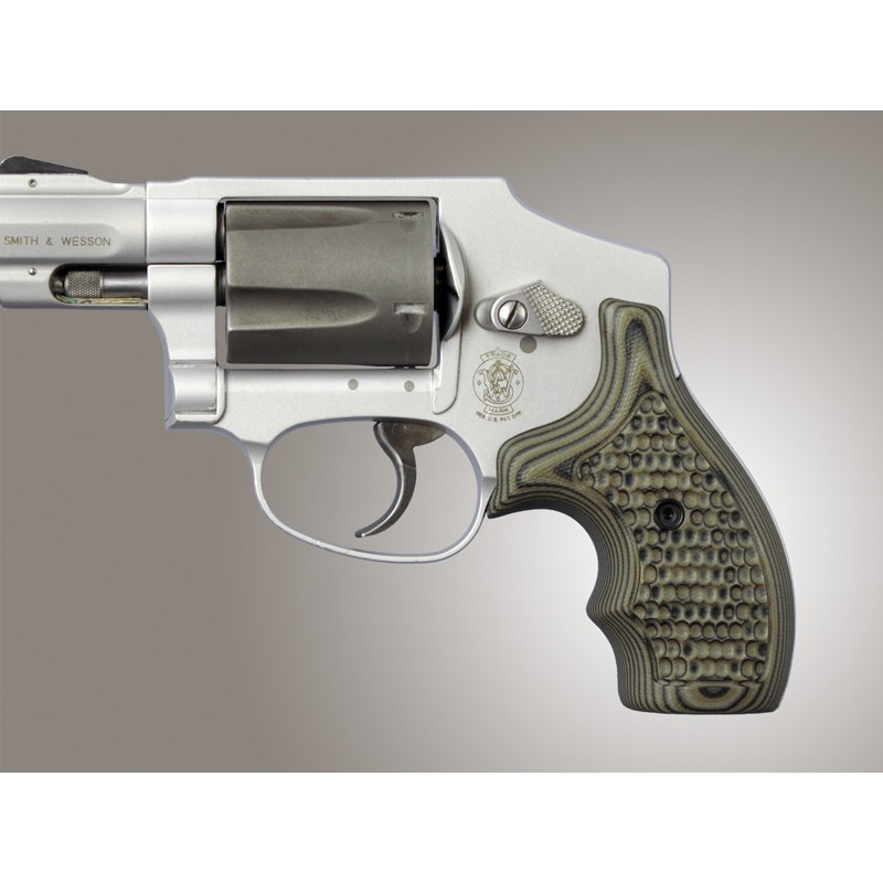 Hogue Piranha G10 Grip for S&W J Frame Round Butt Bantam