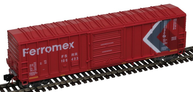 Atlas Master N 50007134 CNCF 5000 Box Car Ferromex 'New Image Red