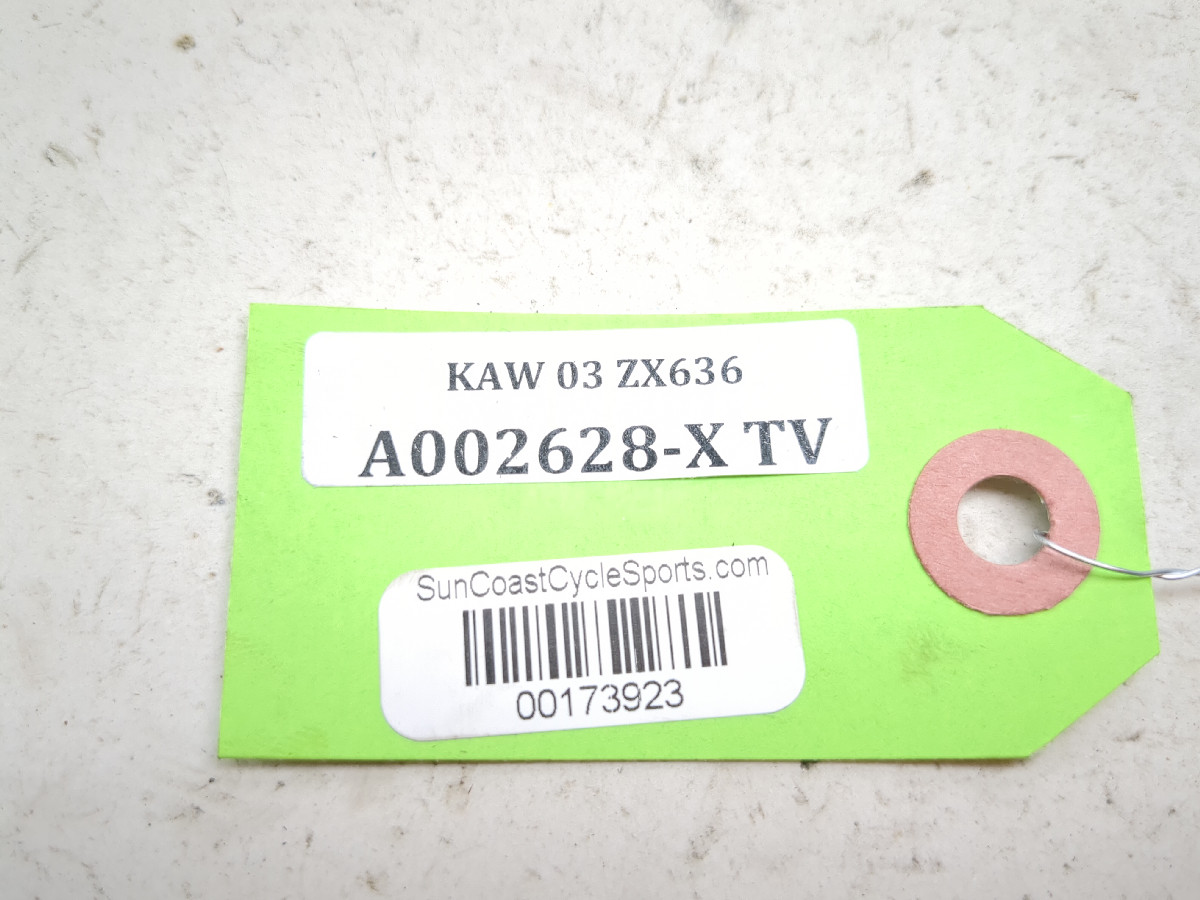 03 04 Kawasaki Ninja ZX6 ZX 636 Main Frame Chassis STRAIGHT SLVG