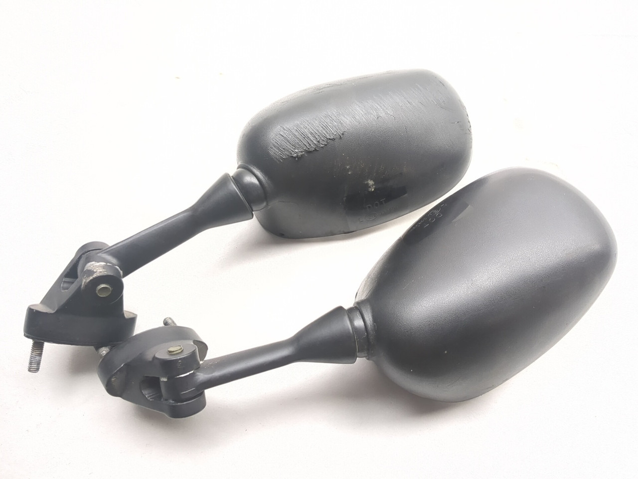 07-08 Kawasaki Ninja ZX600 ZX6R Front Left Right Mirror SCRATCHED