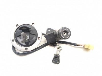 06-11 Kawasaki Ninja ZX14 ZX1400C Lock Set Ignition Switch Cap And