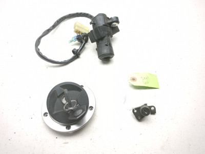 06 07 Kawasaki Ninja ZX10 ZX10R Lock Set Ignition Switch Seat